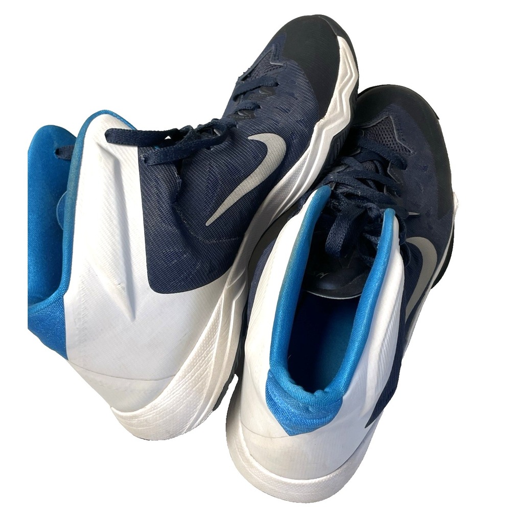 Nike Sneakers Men's Size 11 Zoom Hyperquickness Basketball Shoes Blue Black